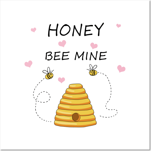 Honey Bee Mine Wall Art by valentinahramov